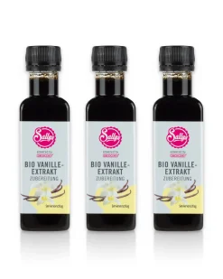 Sallys Bio-Vanille Extrakt - 3er-Set