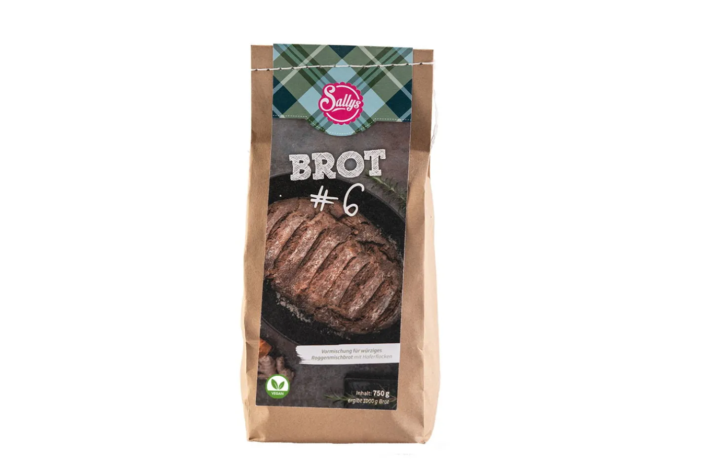 Sallys Brot #6 - Vormischung für würziges Roggenmischbrot