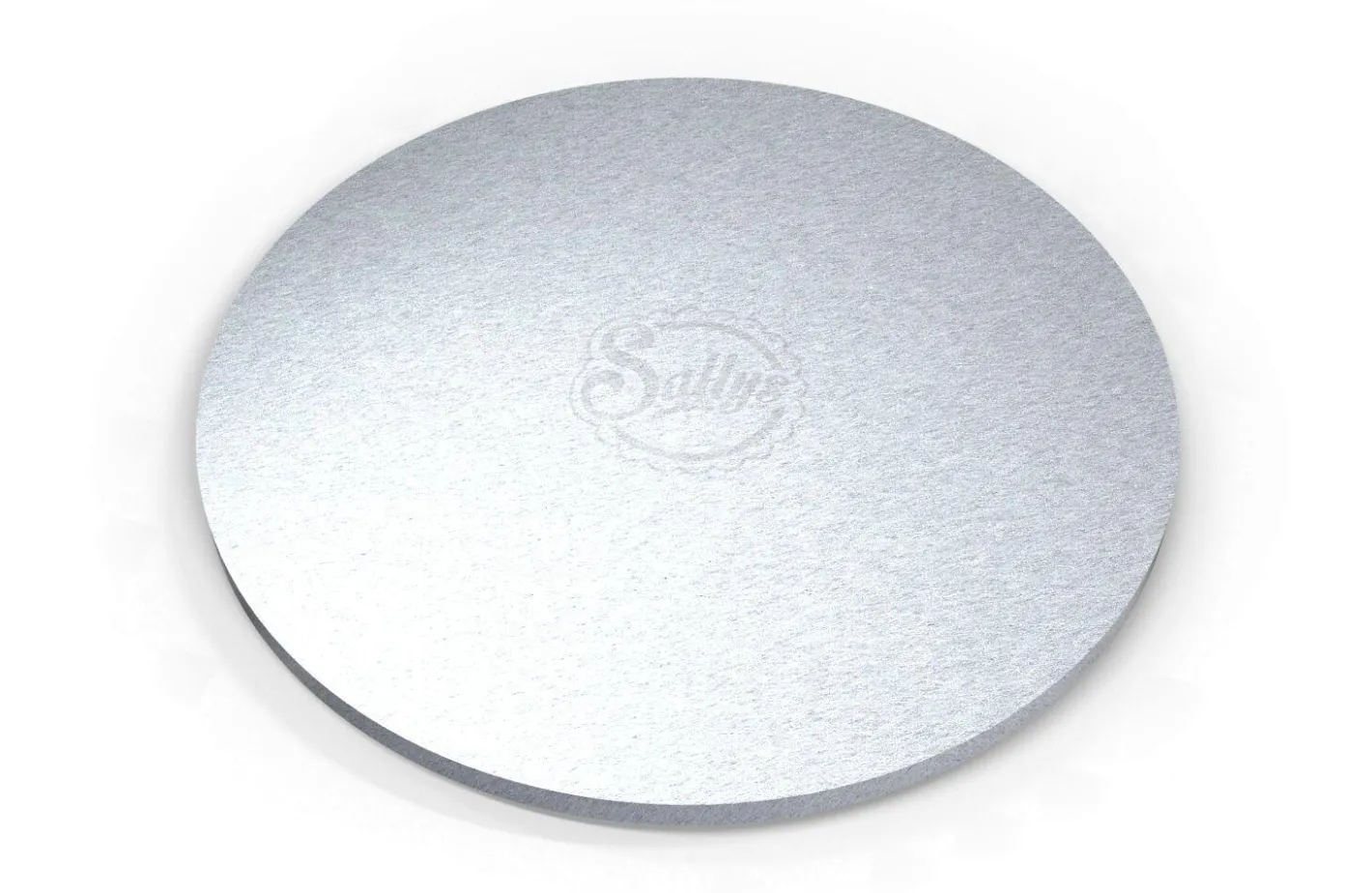 Sallys Cake Board - silber - Ø 35 cm - 12mm Stärke