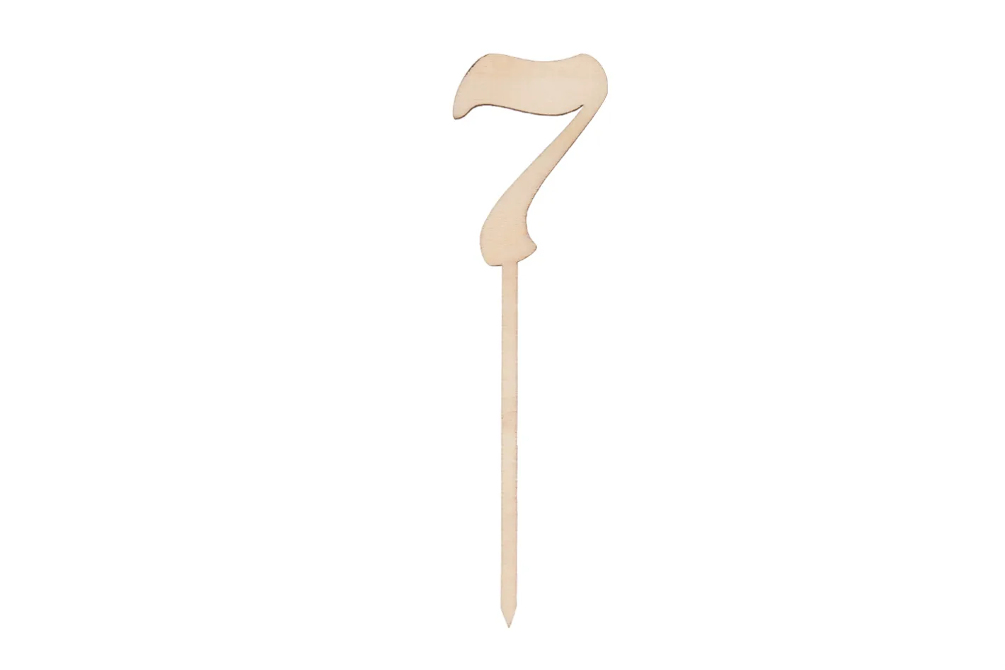 Sallys Cake Topper Zahlen - aus echtem Holz