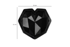Sallys 3D Diamant-Herz Silikonbackform