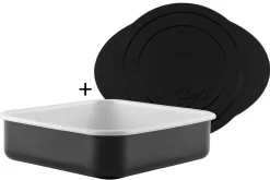 Sallys Emaille Ofenform - quadratisch