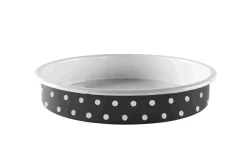Sallys Emaille Ofenform - Ø32 cm - gepunktet