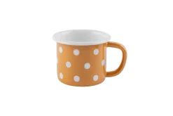Sallys Emaille Tasse - groß gepunktet