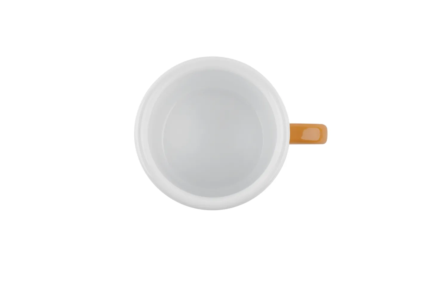 Sallys Emaille Tasse - groß gepunktet