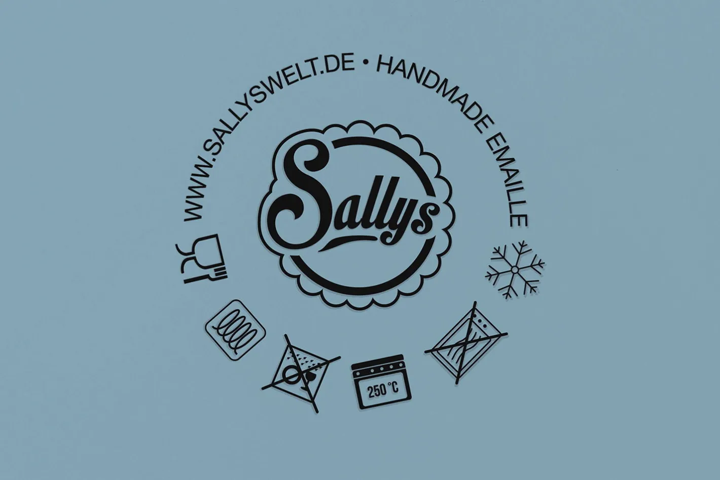 Sallys Emaille Tasse - klein