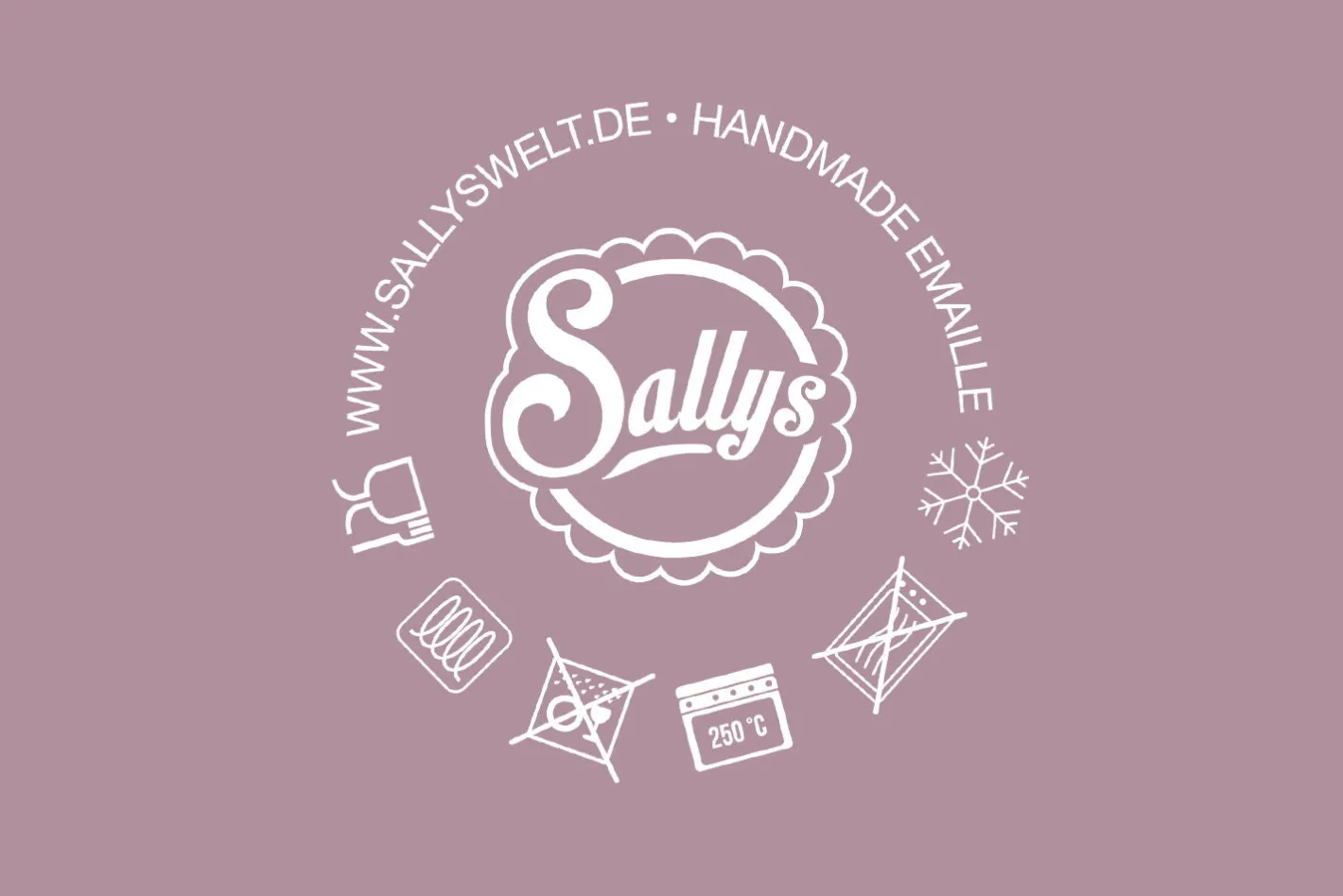 Sallys Emaille Tasse - klein