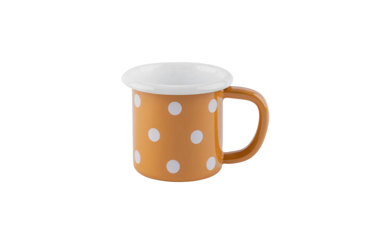 Sallys Emaille Tasse - klein gepunktet