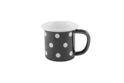 Sallys Emaille Tasse - klein gepunktet