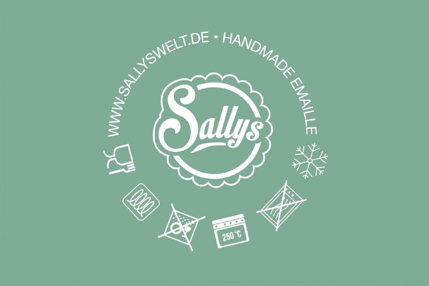 Sallys Emaille Tasse - klein