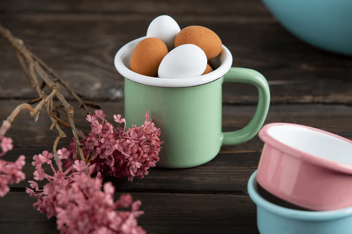 Sallys Emaille Tasse - klein