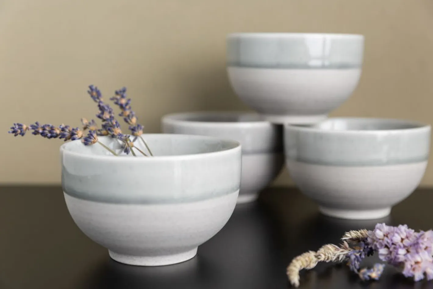 Sallys Hochtemperatur Porzellan Mini Bowl - 4er Set