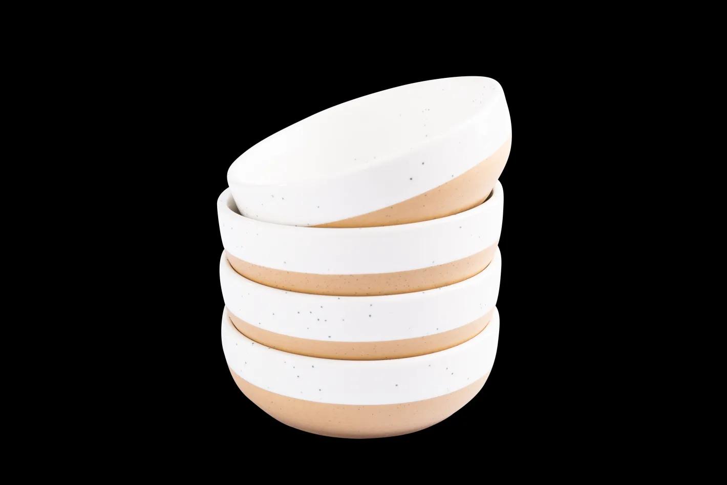 Sallys Hochtemperatur Porzellan Schälchen "Mirrorglaze" - 4er Set