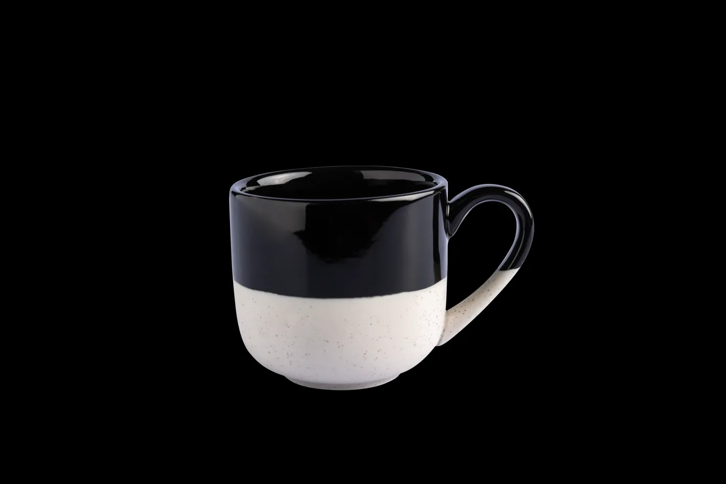 Sallys Hochtemperatur Porzellan Espressotassen "Mirrorglaze" - 4er Set