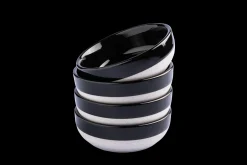 Sallys Hochtemperatur Porzellan Schälchen "Mirrorglaze" - 4er Set