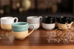 Sallys Hochtemperatur Porzellan Espressotassen 