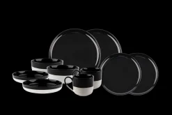 Sallys Hochtemperatur Porzellan Set "Mirrorglaze" - 10 teilig
