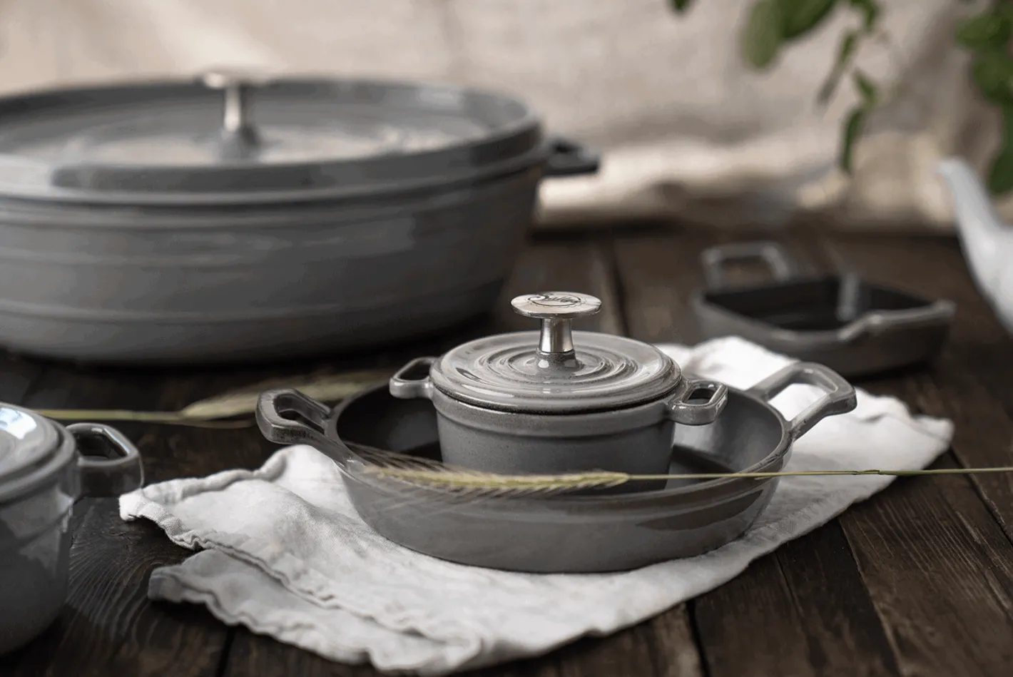 Sallys MINI GUSSEISEN-SERIE 5ER SET