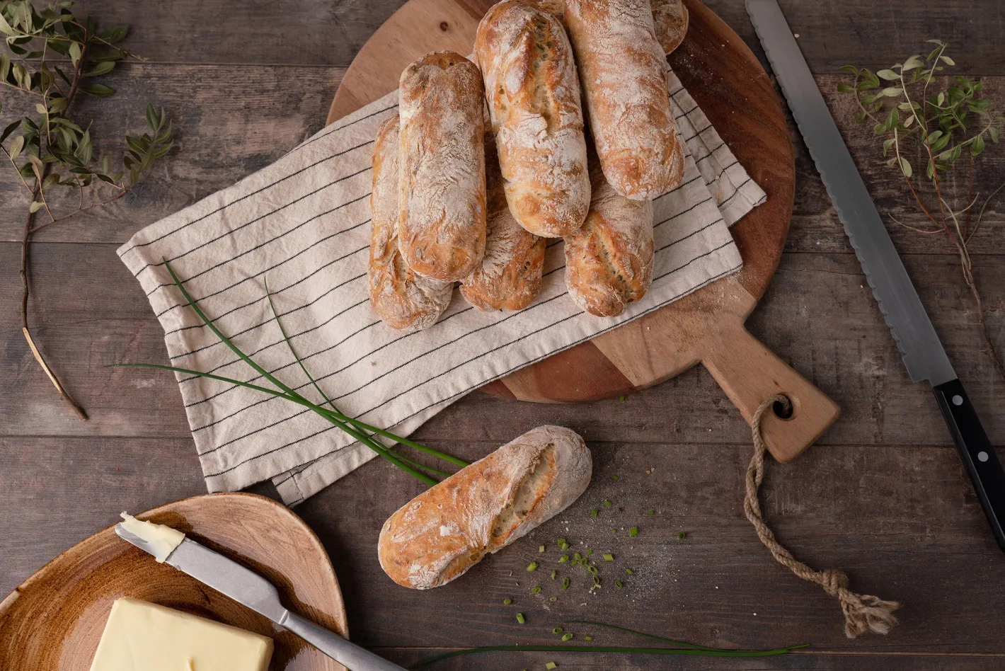 Sallys Mini-Baguetteblech