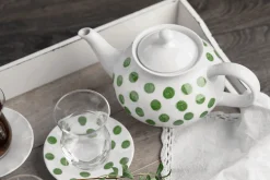Sallys Porzellan Teekanne - obere Kanne