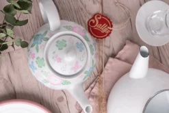 Sallys Porzellan Teekanne - obere Kanne