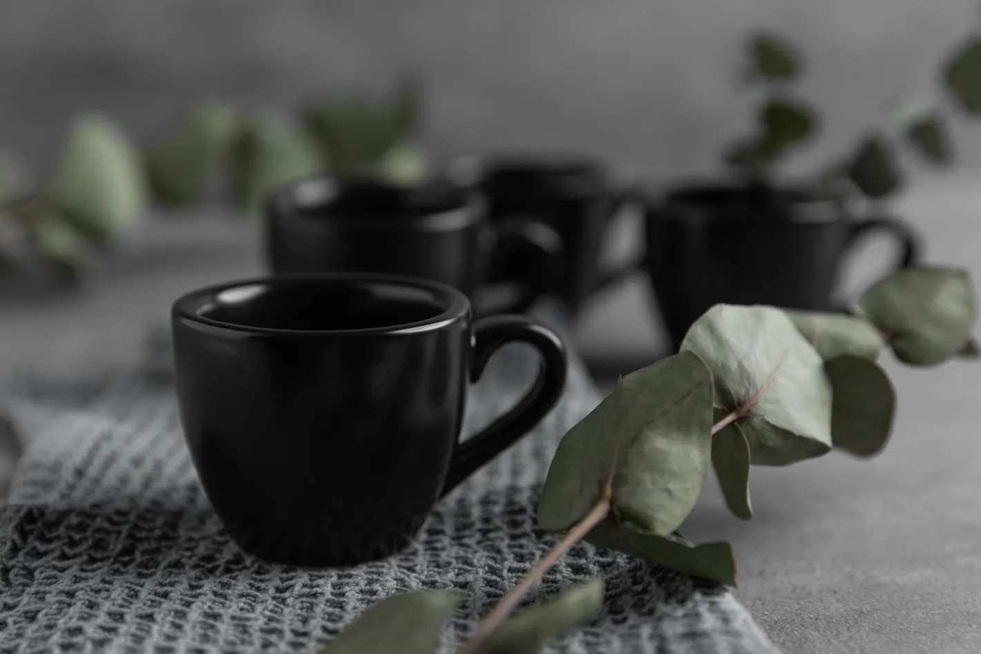 Sallys Silky Glaze Porzellan Espressotassen - 4er Set