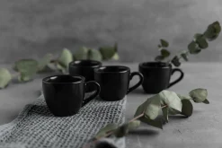 Sallys Silky Glaze Porzellan Espressotassen - 4er Set