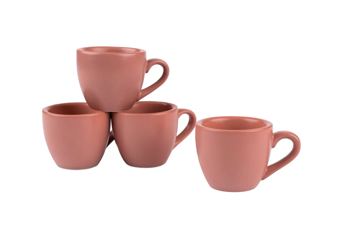 Sallys Silky Glaze Porzellan Espressotassen - 4er Set