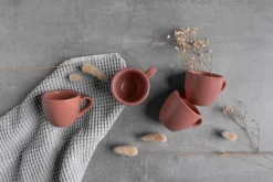 Sallys Silky Glaze Porzellan Espressotassen - 4er Set