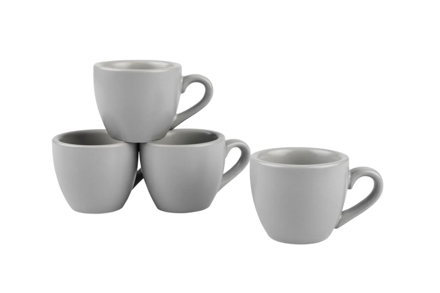 Sallys Silky Glaze Porzellan Espressotassen - 4er Set