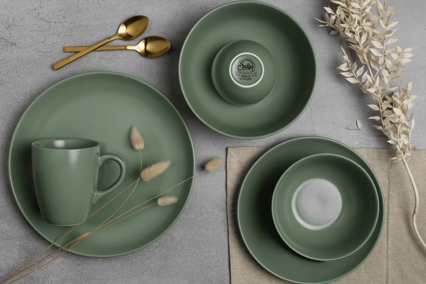 Sallys Silky Glaze Porzellan - Tasse 2er-Set