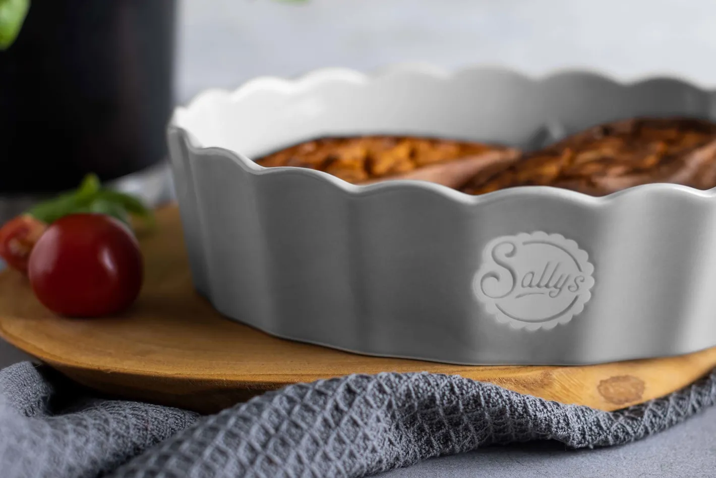 Sallys Stoneware Ofenform - oval